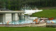 Hotel Saliris spa and wellness pools in Egerszalok near the salt hill