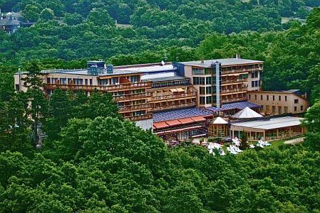 Hotel with panoramic view in Silvanus Hotel Visegrad near Budapest