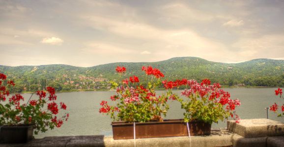 Panoramic view from Hotel Var in Visegrad