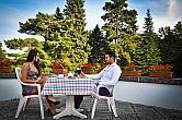 Terrace in Hotel Lover - Hotel Lover in Sopron surrounded by forest